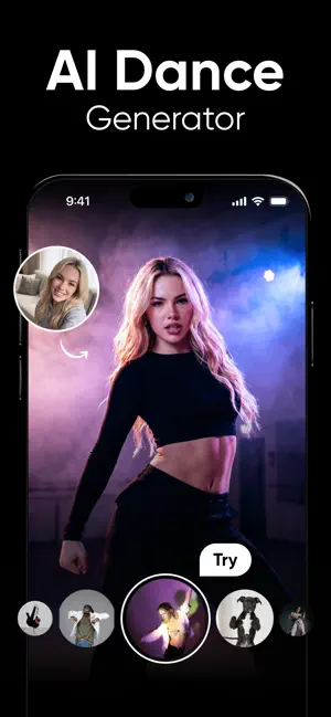 Dance AI: AI Dance Video Maker iPhone screenshot 1