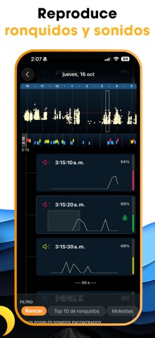AutoSnore: Grabador ronquido App Store preview screenshot 4