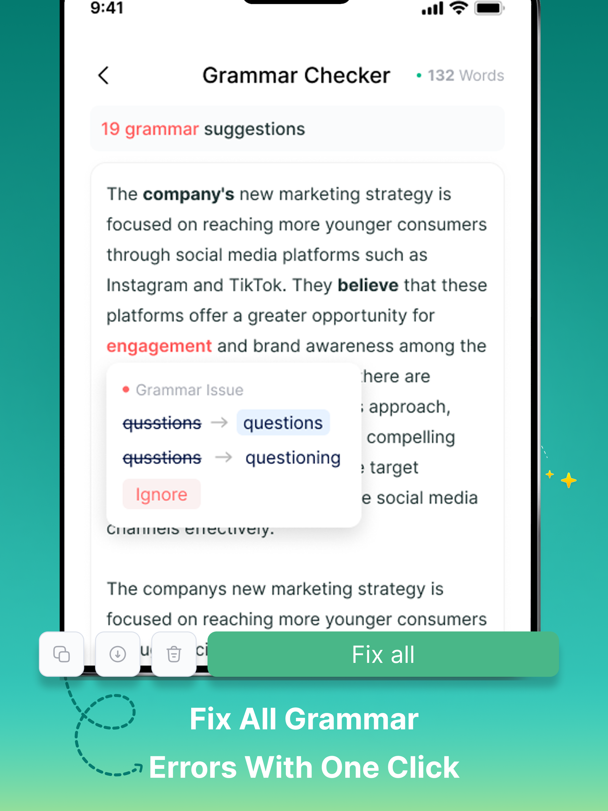 Grammar Check & Rephraser
