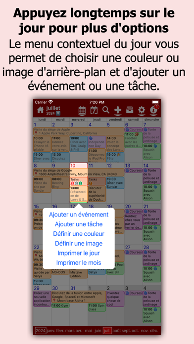 Screenshot #3 pour myCal PRO Planner