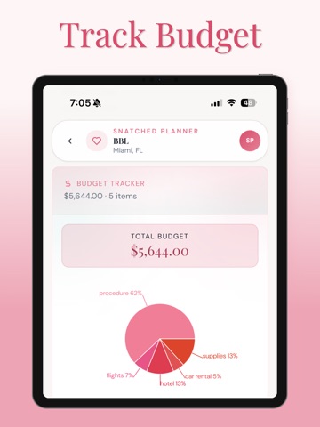 Snatched Planner iPad screenshot