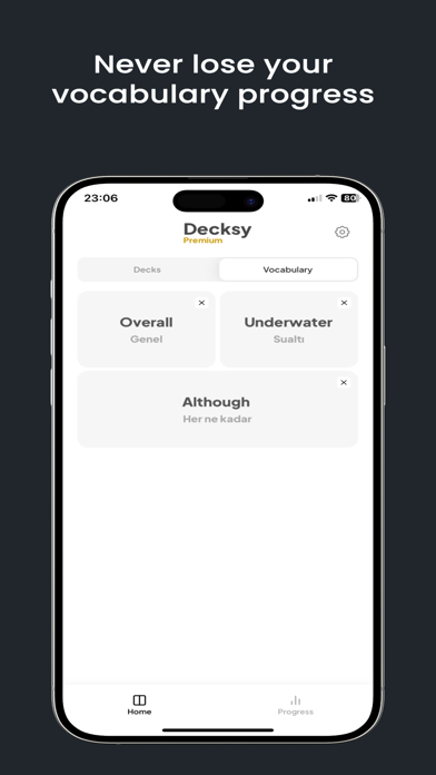 Decksy: AI Vocabulary Tracker Screenshot