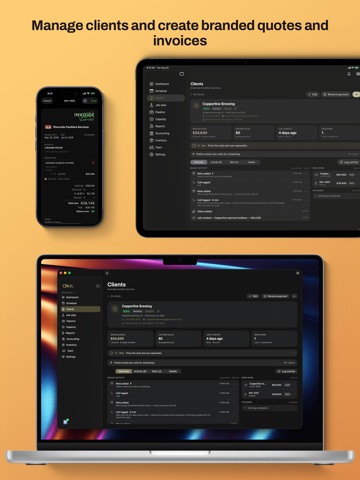 CRMb: CRM & Project Scheduler iPad screenshot