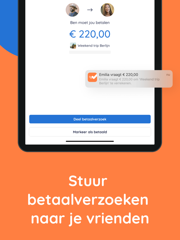 WieBetaaltWat - Splitser iPad screenshot 6