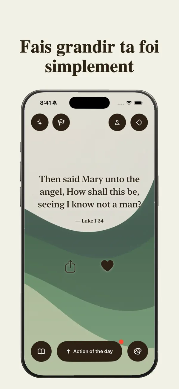 Screenshot #1 pour Bible widgets versets - Biblet