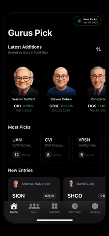 GuruFolio - Elite pick stocks screenshot