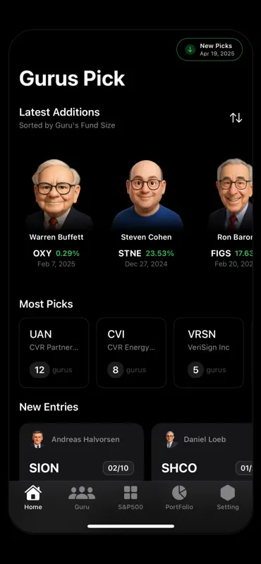 GuruFolio - Elite pick stocks screenshot 2 of 6