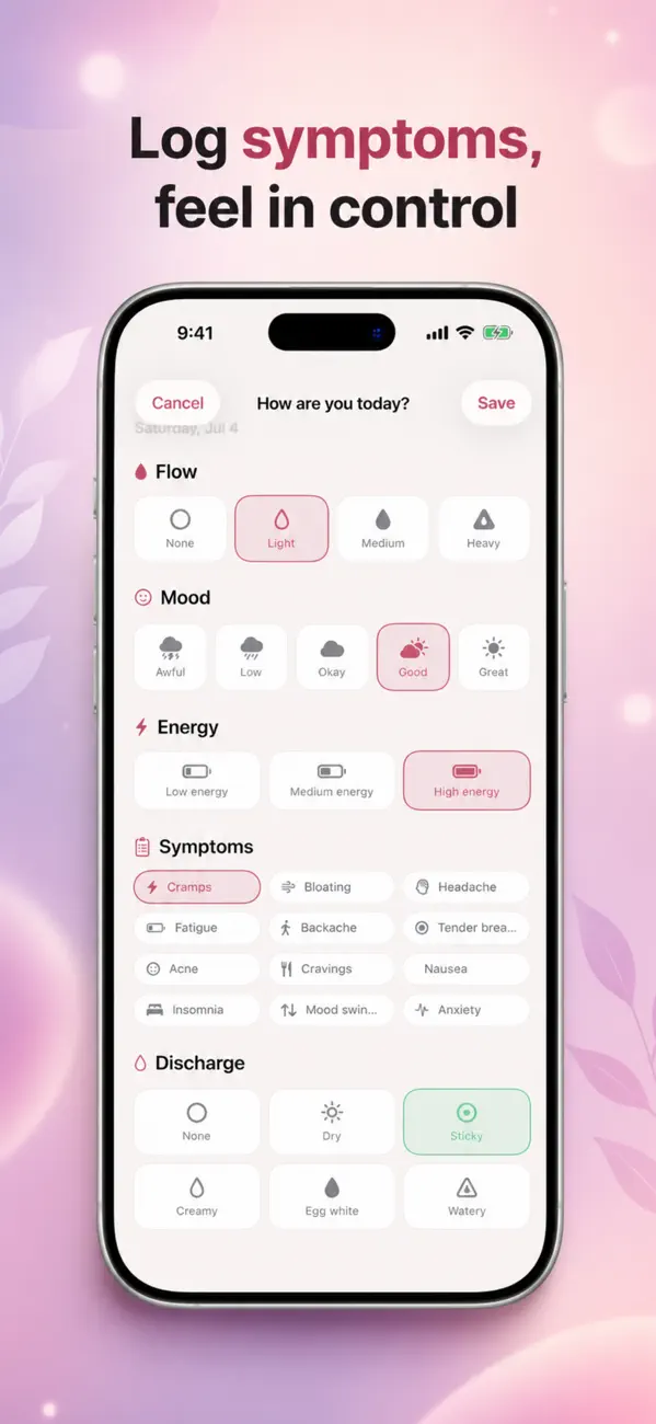 Regl+ : Period & Cycle screenshot
