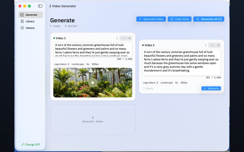 Z Video Generator screenshot