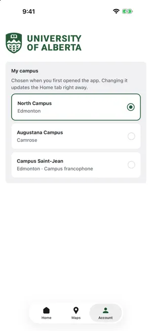 MyUAlberta screenshot 1