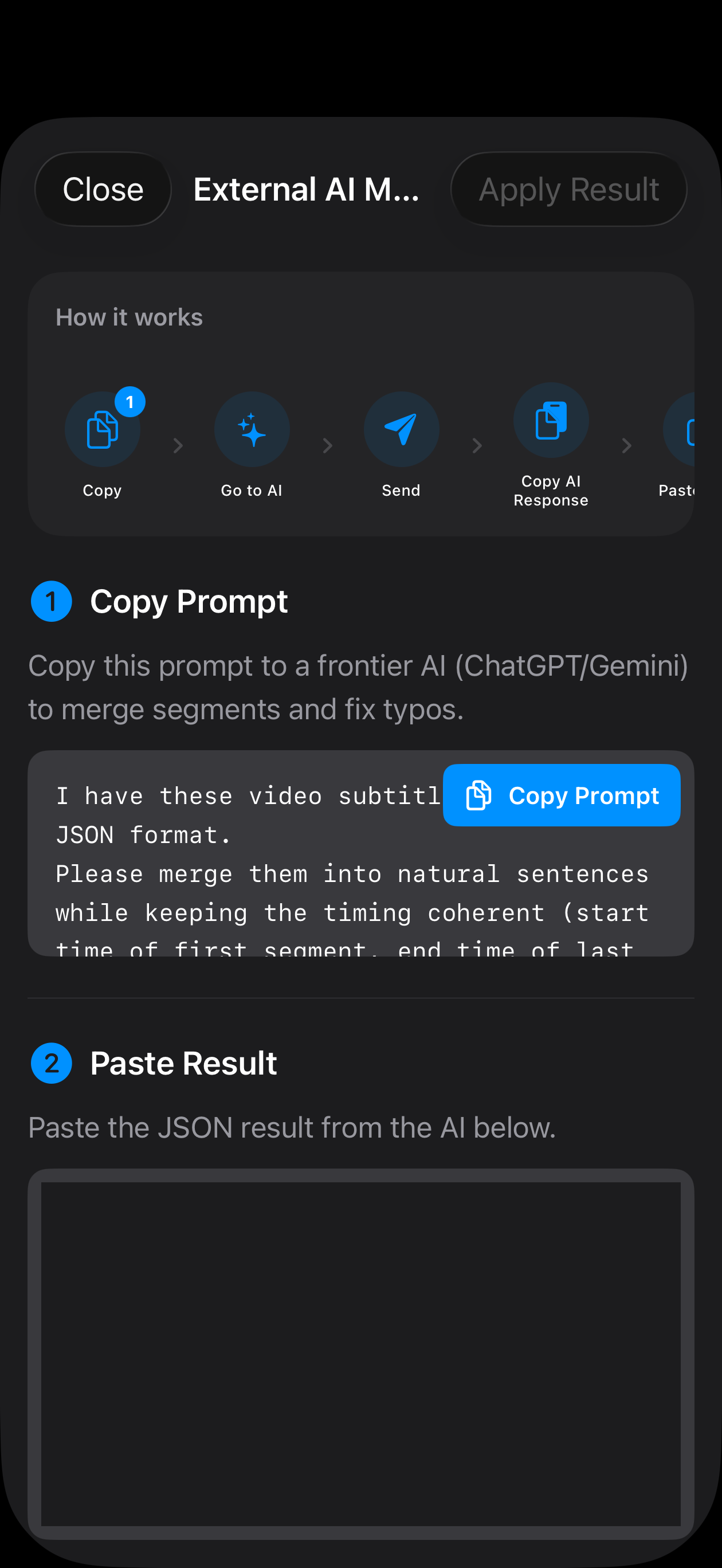 Subtitle your Reel in seconds