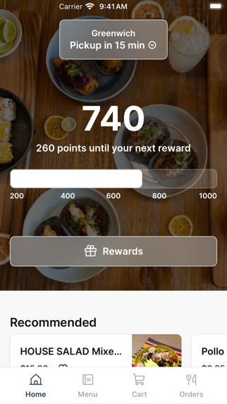 La Taqueria To Go iPhone screenshot 1 - Food & Drink app