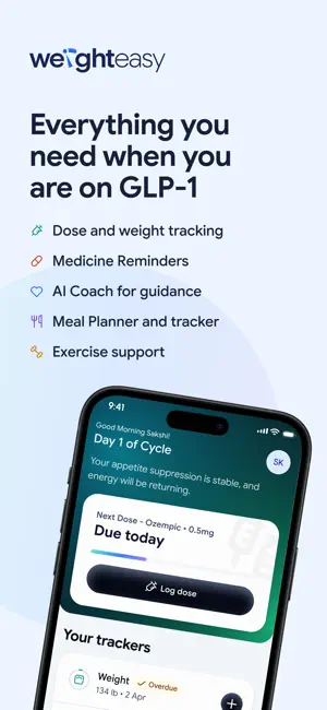 Weight Easy: GLP-1 Tracker screenshot 1