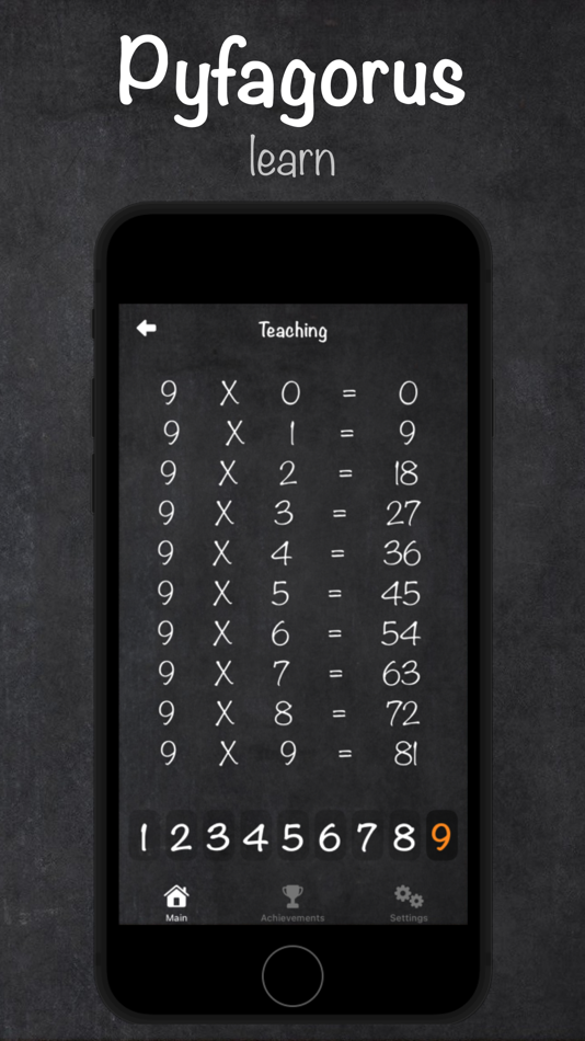 #2. Multiplication table - Pyfagor (iOS) 由: Dmitriy Lobanov