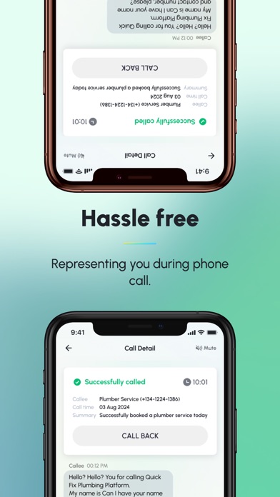 Revia - Personal phone call AI Screenshot