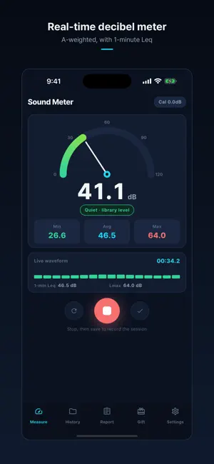 Sound Meter: Decibel & Noise screenshot 1