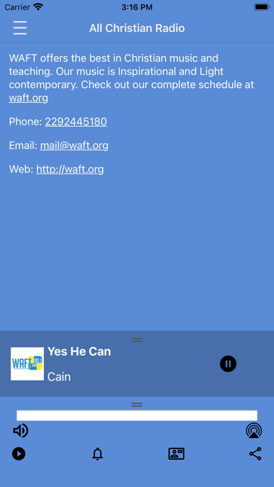 Screenshot #3 pour WAFT Radio