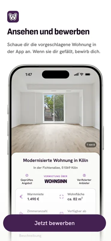 Wohnsinn - Wohnung mieten screenshot 4 of 5