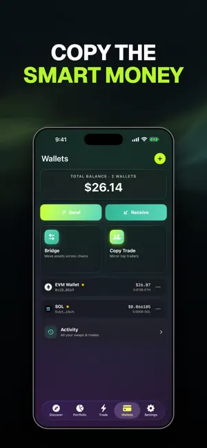 Bitfoot - Solana Crypto Wallet screenshot 1