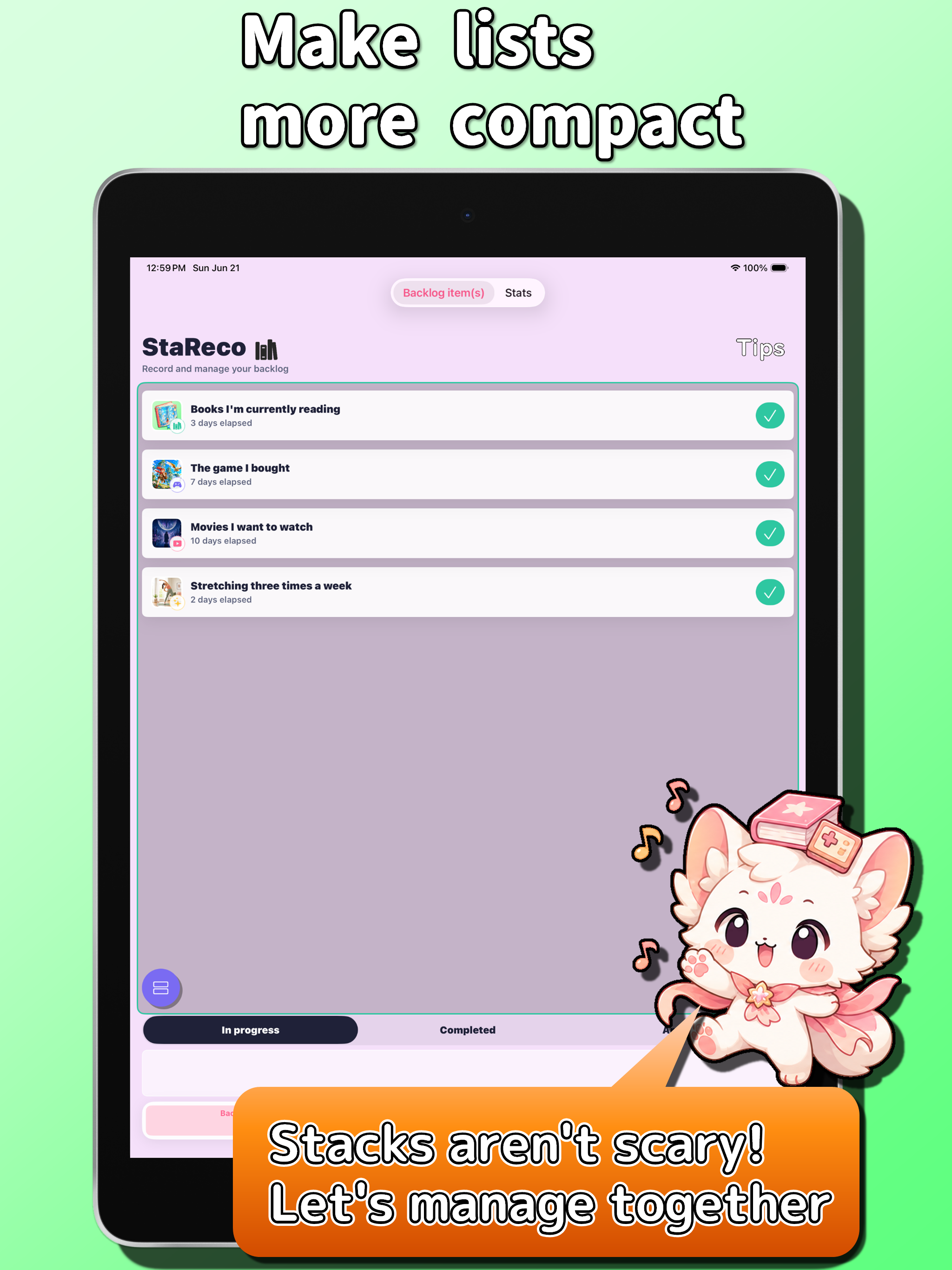 StaReco -  Grow backlog screenshot 12