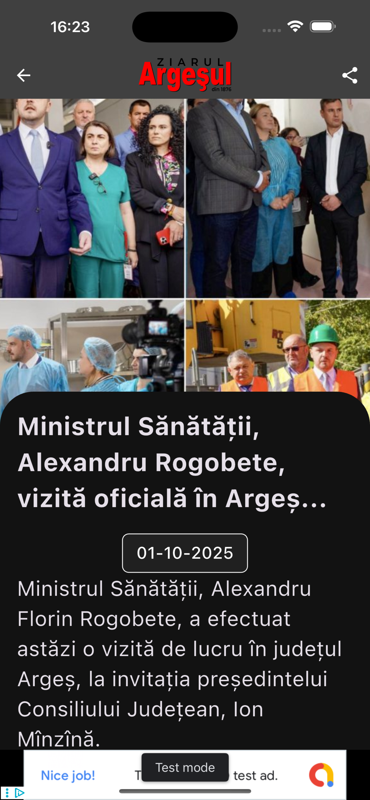 Ziarul Argesul screenshot 7