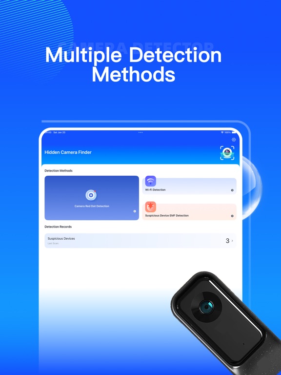 Suspicious Camera Analyzer Pro iPad screenshot 3 - Lifestyle app