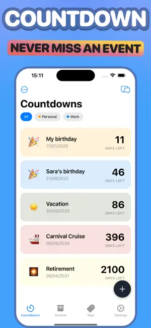 Count Down: Day Count screenshot 1