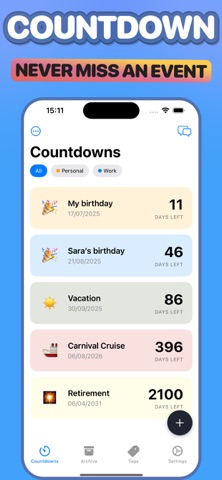 Count Down: Day Count Screenshot 1 of 4
