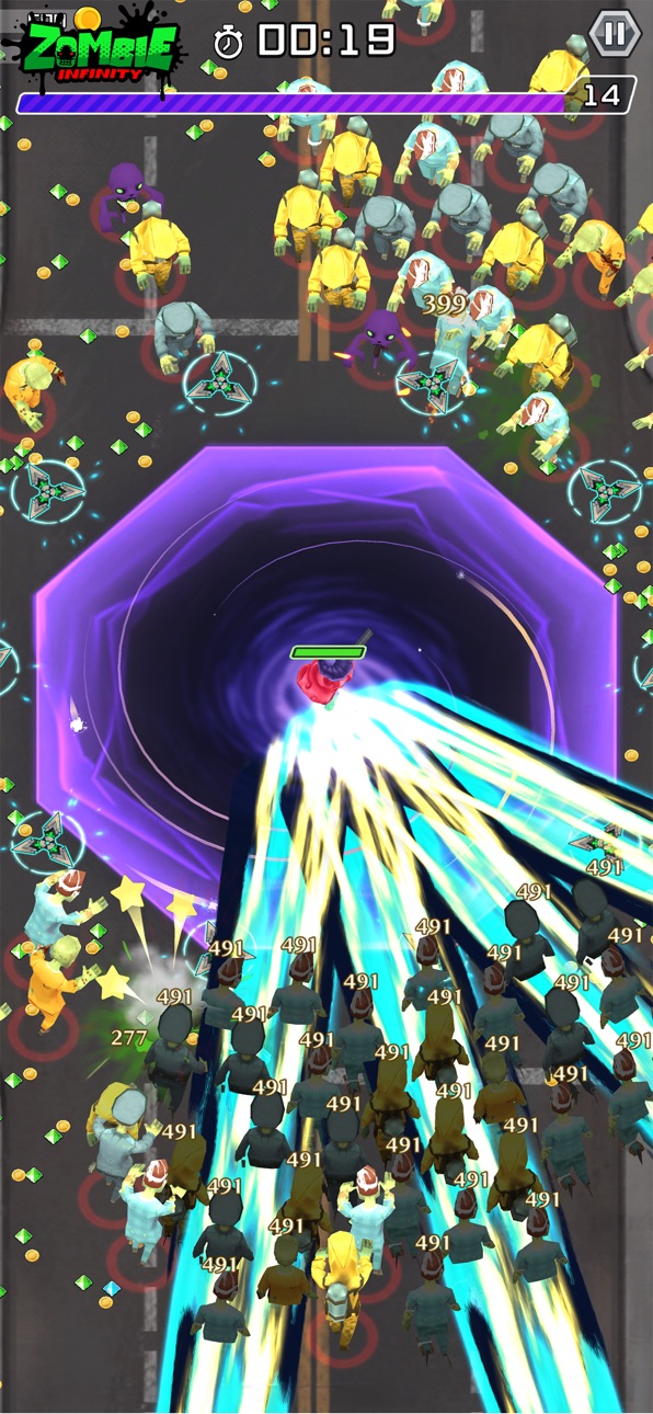 Zombie Infinity iOS Mod IPA screenshot 2 - iOS game interface