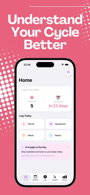AI Cycle & Period Tracker screenshot 2