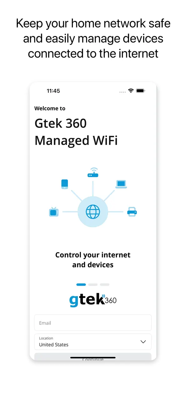 Screenshot #1 pour Gtek 360 Managed WiFi