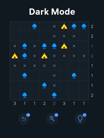 Tents and Trees: Logic Puzzles iPad screenshot