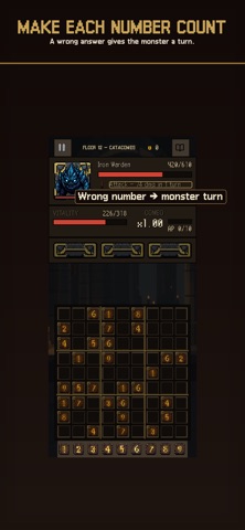 Sudoku Crawler: Roguelike RPG Screenshot 6 of 7