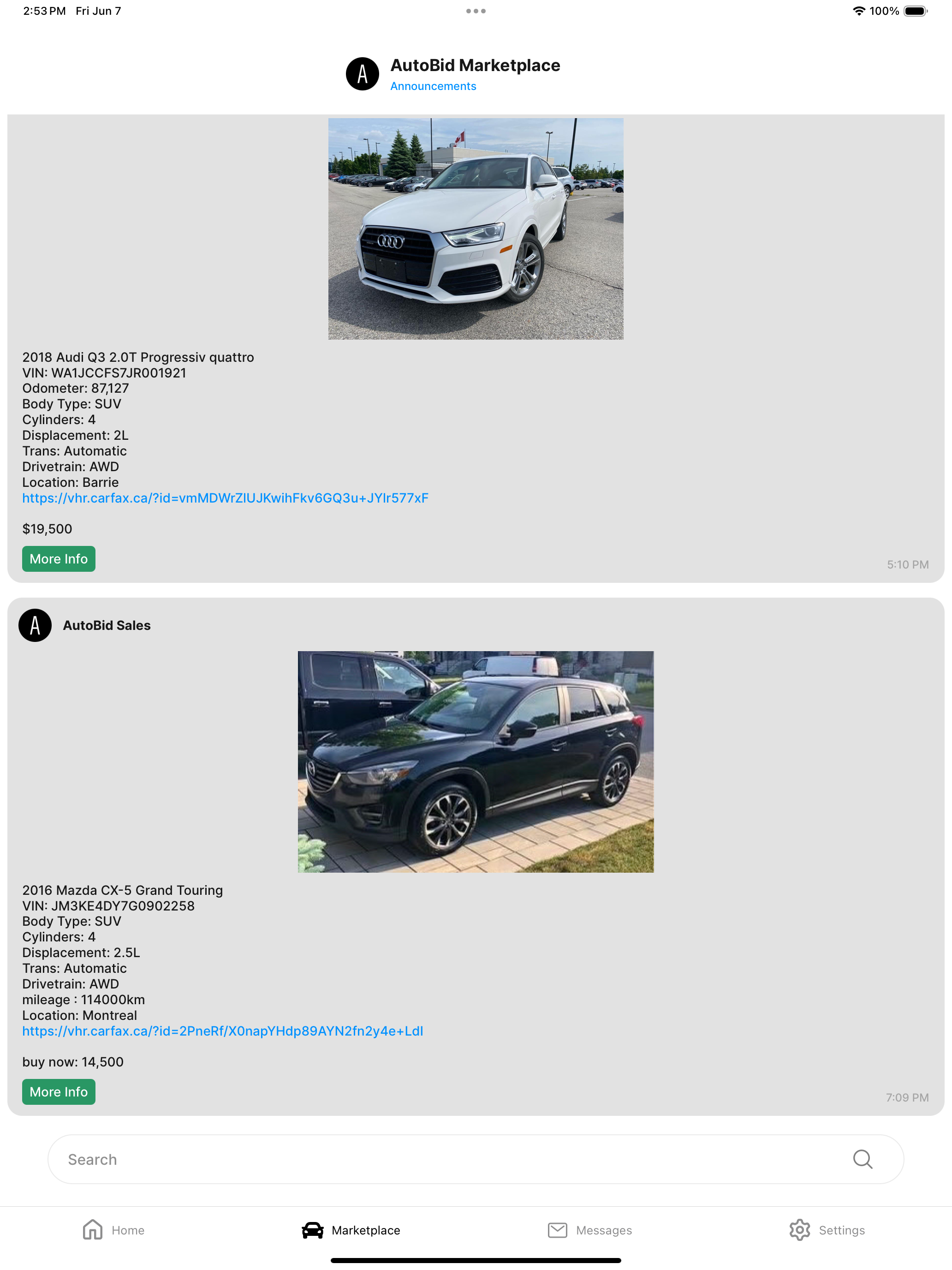 AutoBid Marketplace