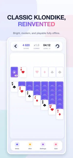Solitaire Prisma: Card Game screenshot 1