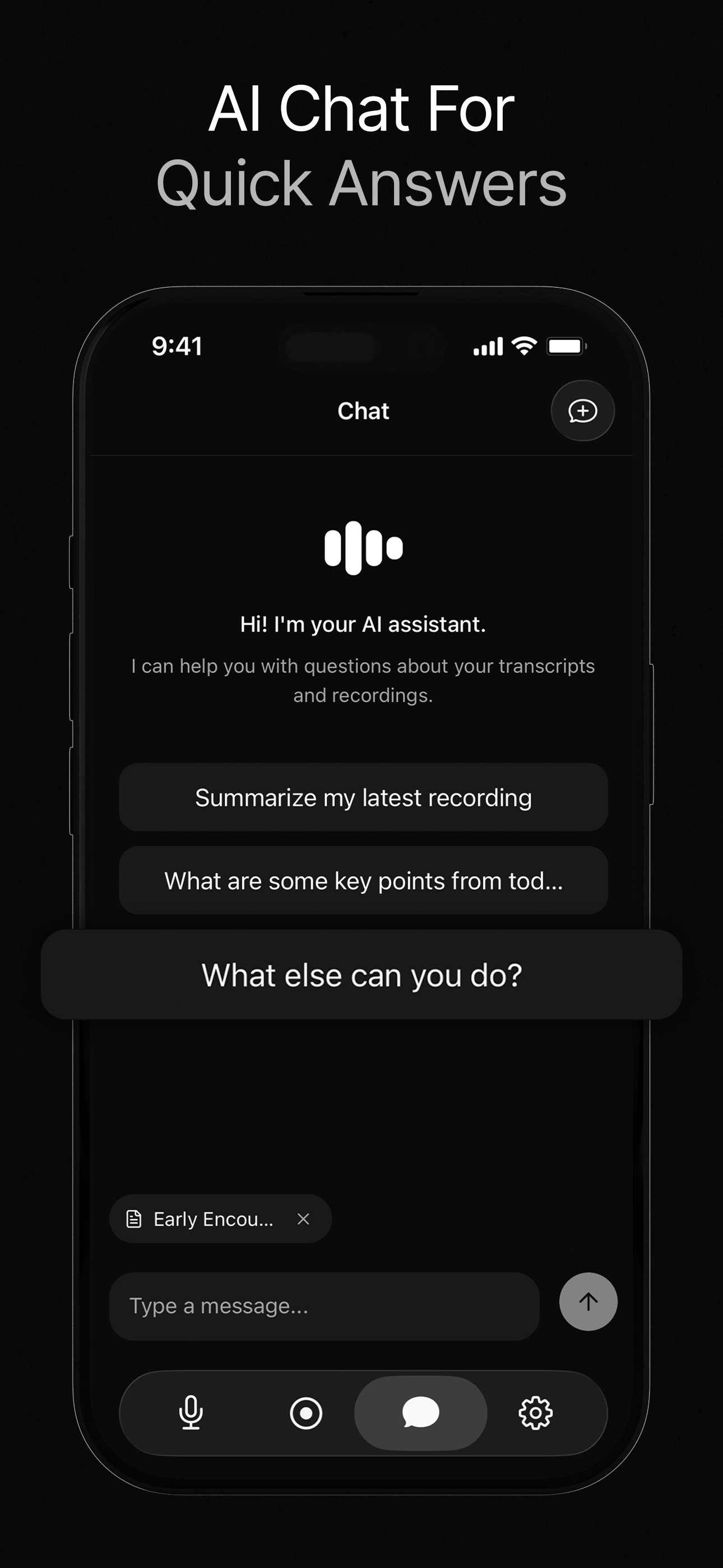 Voice Recorder: Listen