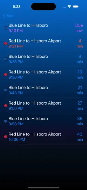PDX Light Rail screenshot 2