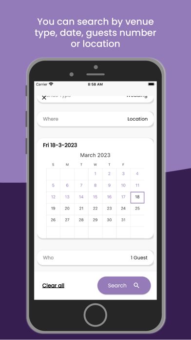 Venu - Book Spaces Screenshot