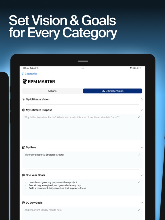 RPM Go iPad screenshot 6 - Productivity app