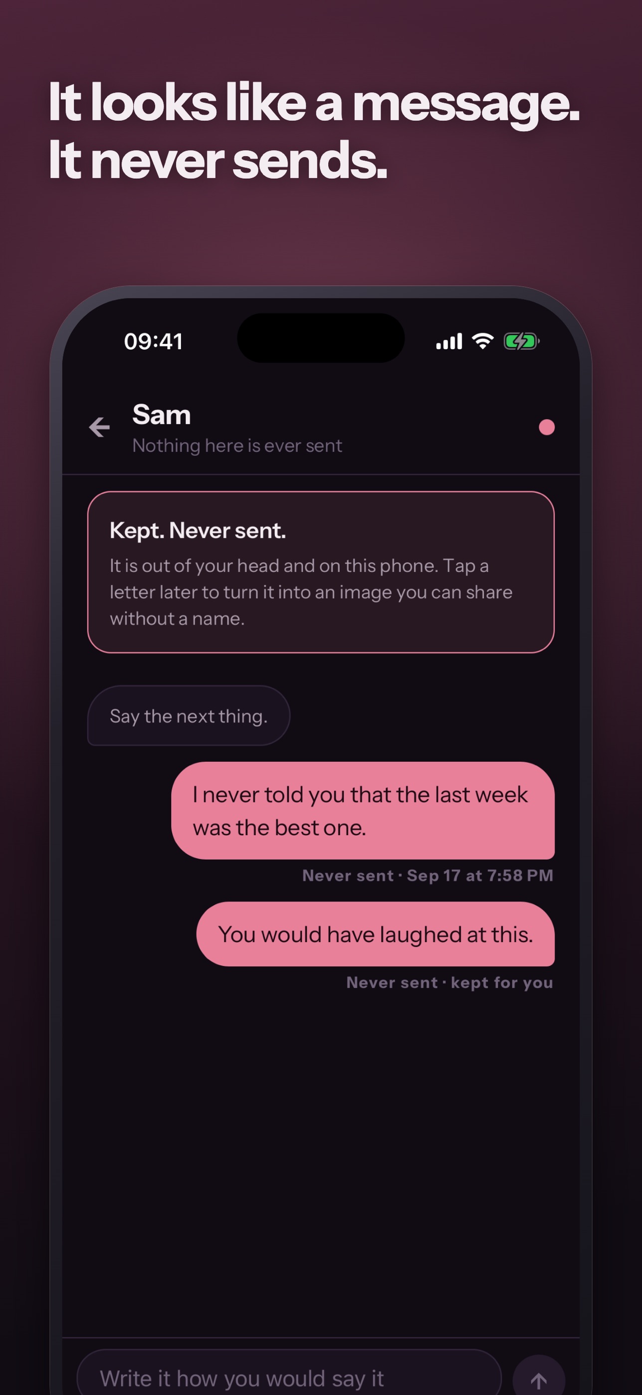Screenshot 2 of Unsent: Letters You Never Send
