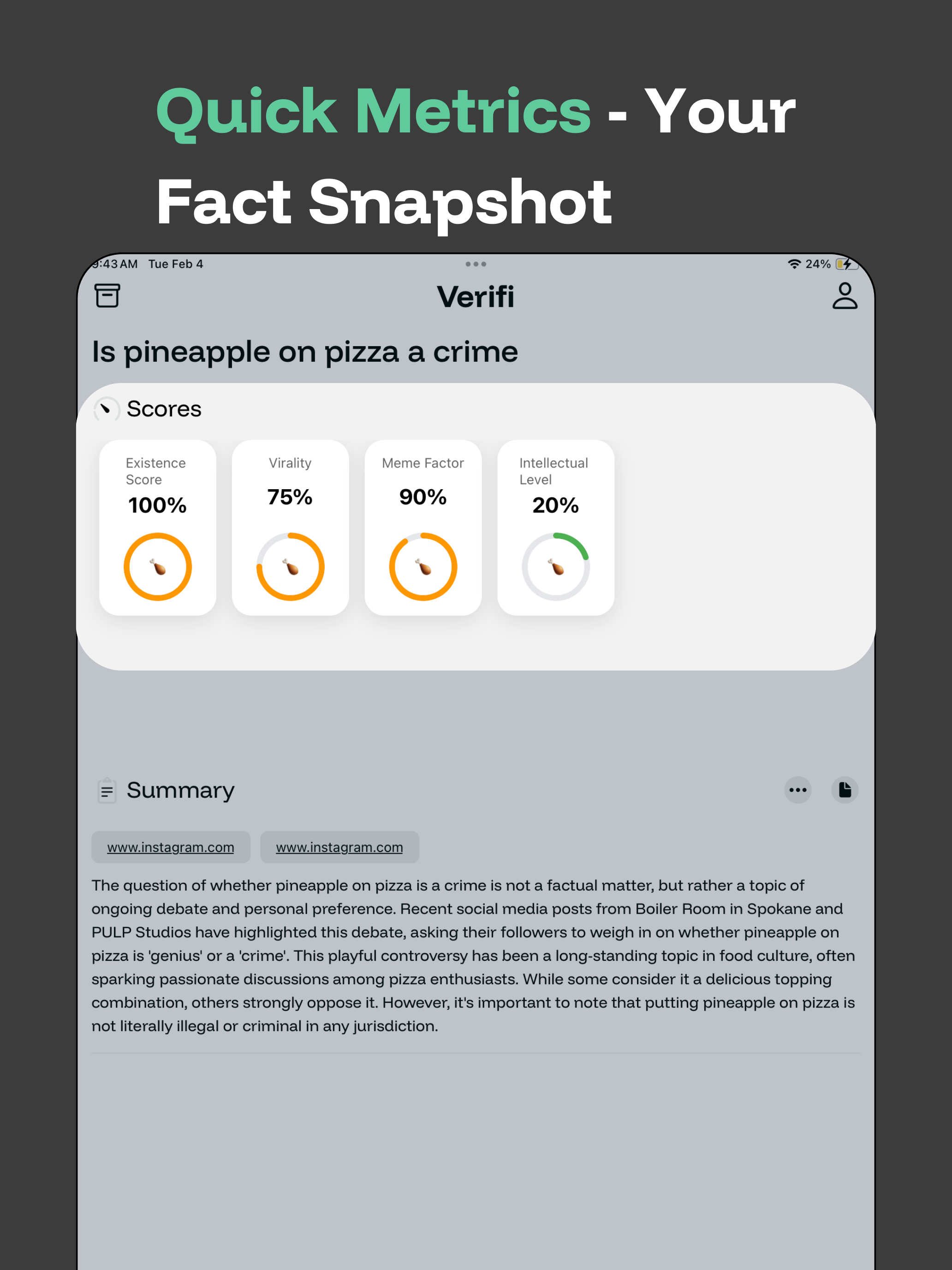 Verifi - Fact checker