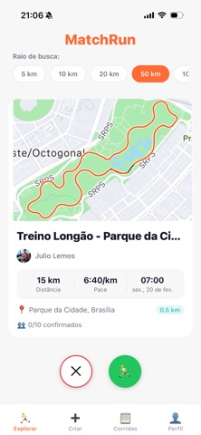 MatchRun - Grupos de Corrida Screenshot 2 of 6