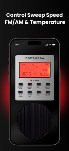 Spirit Box SB7 Ghost Talker iPhone screenshot