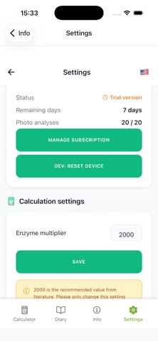 Enzyme Calculator Screenshot 2 of 9