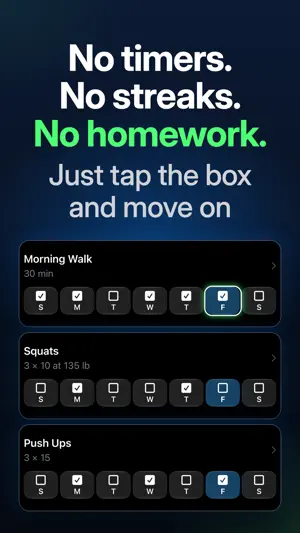 Workout Buddy: Weekly Tracker screenshot 3