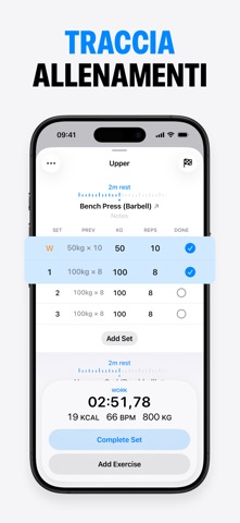 Ghisa: Scheda Palestra e Forza iPhone screenshot 3
