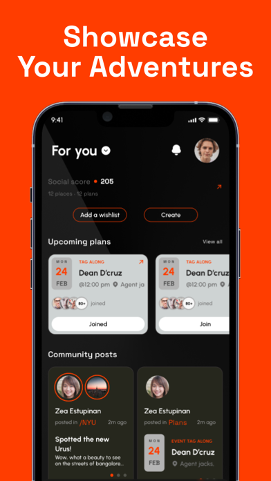 MyRL iPhone screenshot 1 - Social Networking app