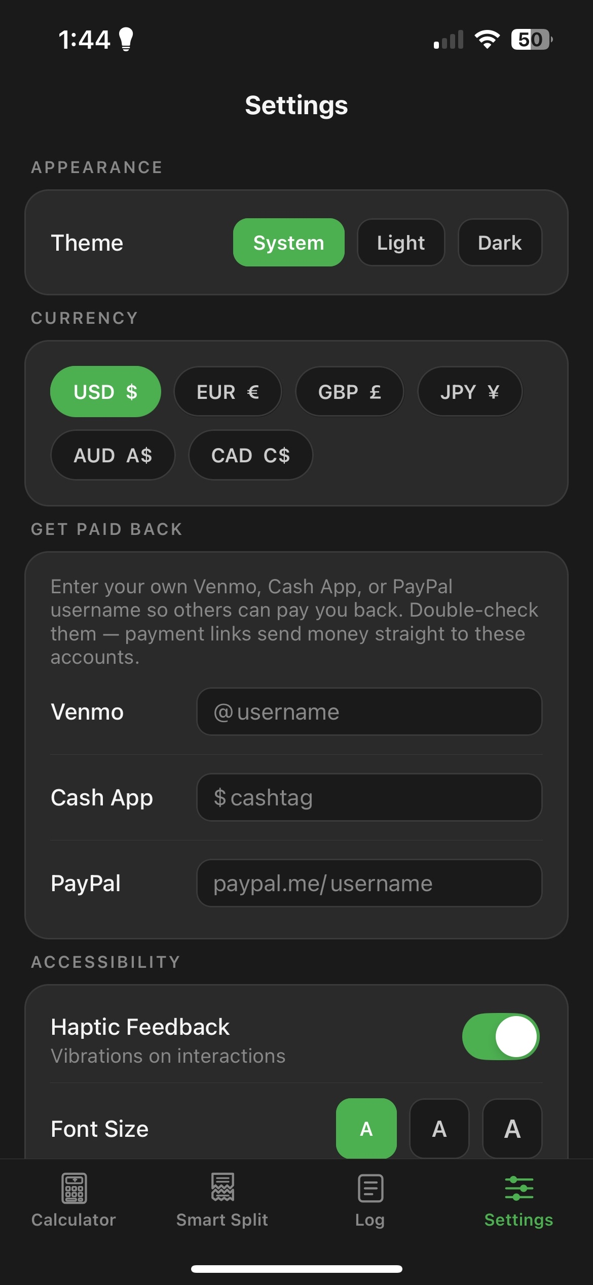 TipSplitz: Tip Calc/Bill Split