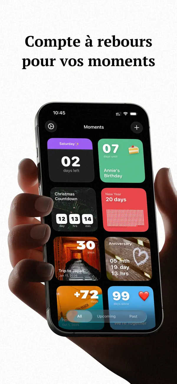 Screenshot #1 pour Countdown - Moments Widget