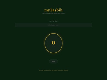 myTasbih iPad screenshot